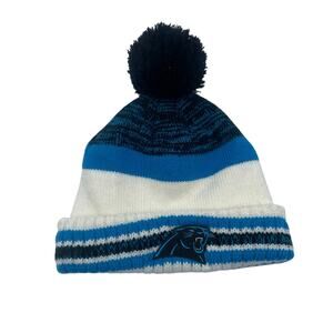 Carolina Panthers NFL Beanie Winter Hat Blue White Youth Kids